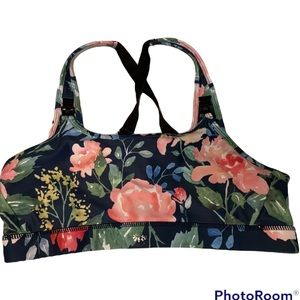 Senita Athletics Floral Nursing Sports Bra